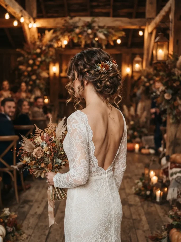 Loose Curly Updo