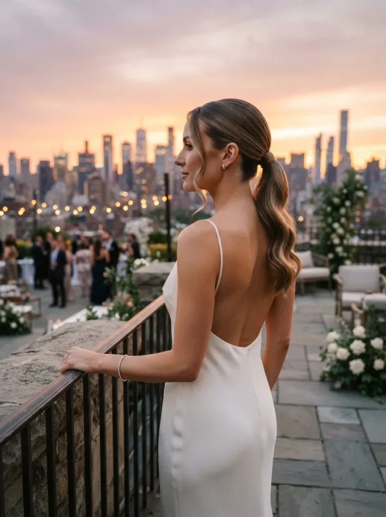 Low Bridal Ponytail