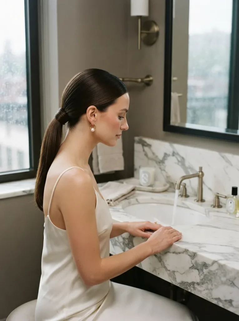Low Sleek Ponytail
