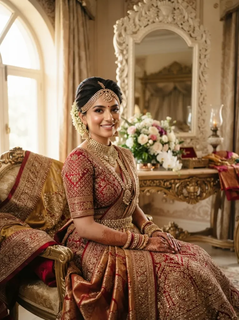 Maang Tikka Updo