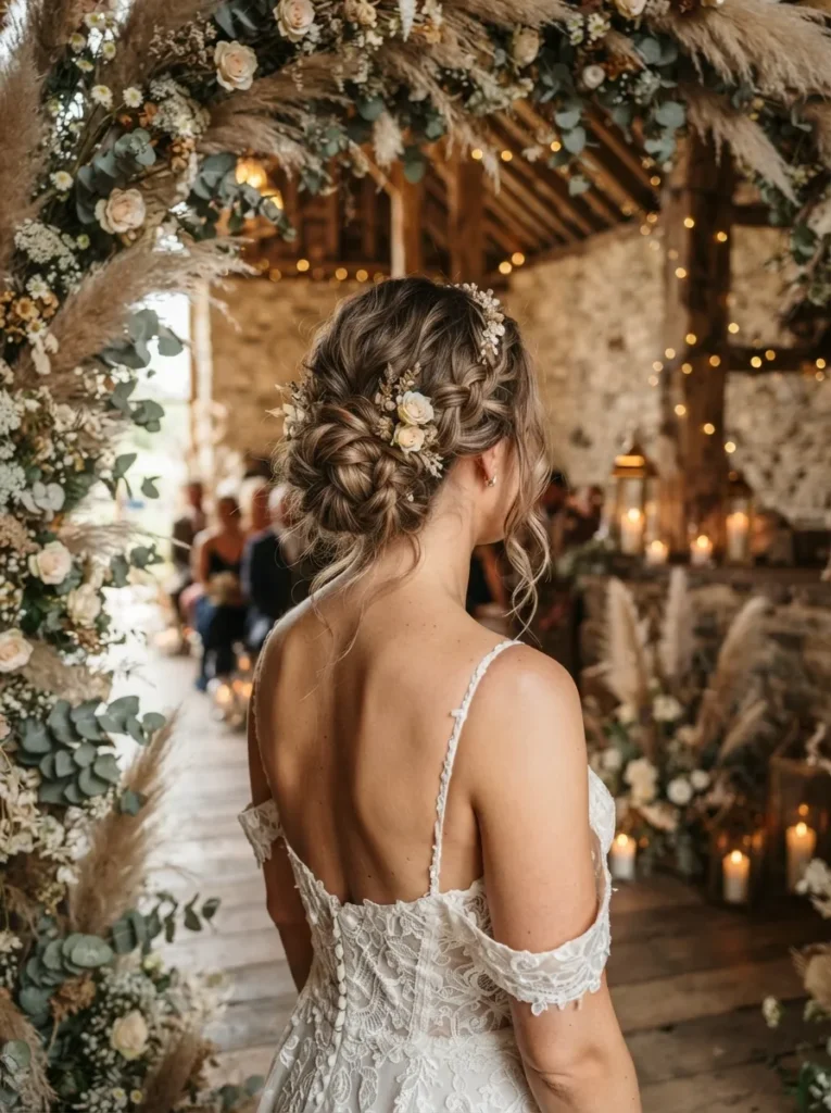 Messy Braided Bun