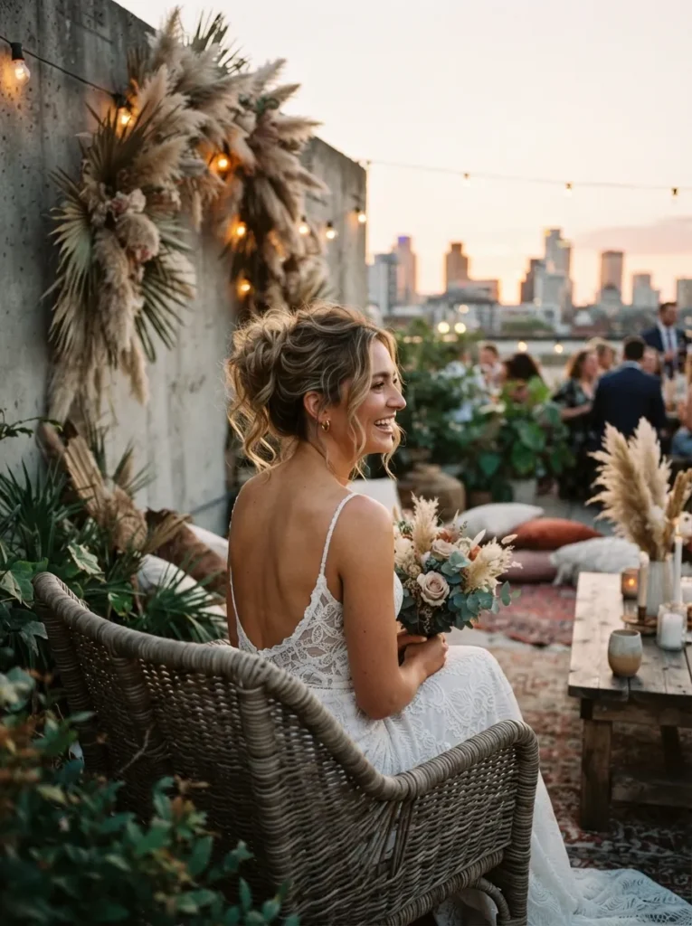Messy Reception Bun