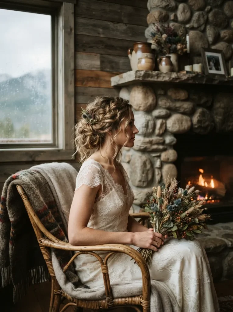 Messy Side Chignon