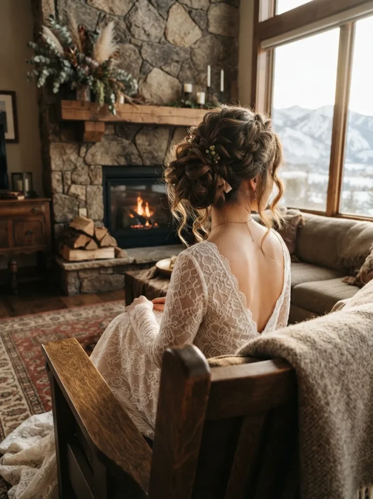 Messy Twisted Updo