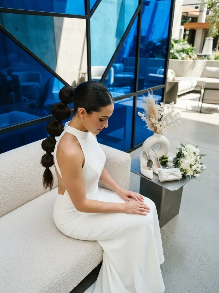 Modern Bubble Ponytail