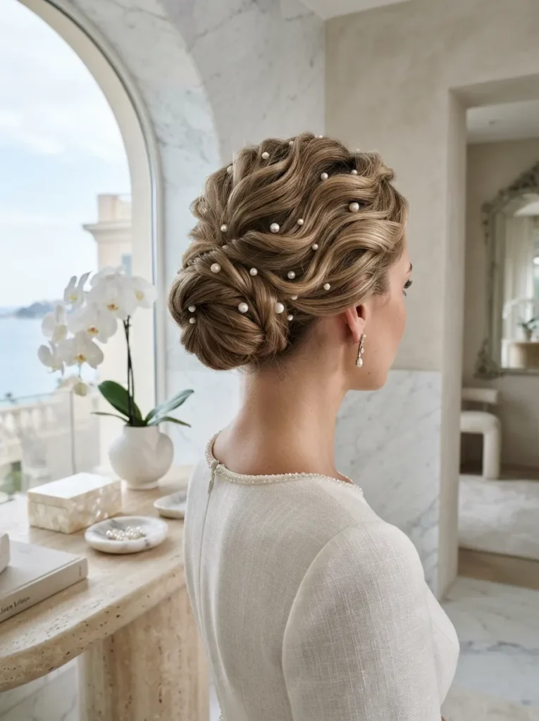 Pearl Accent Updo
