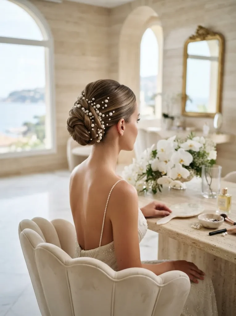 Pearl Bridal Updo