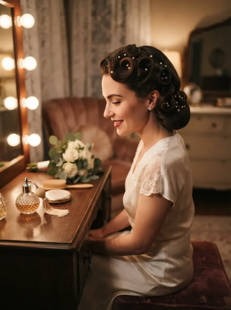 Pearl Pin Curls