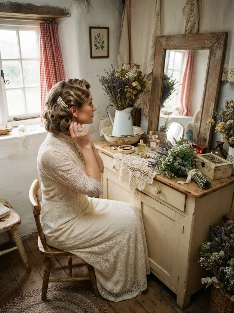 Pin Curl Style