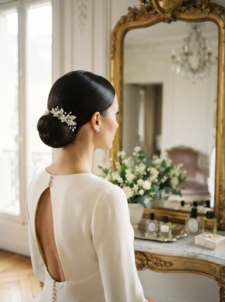 Polished Low Bun