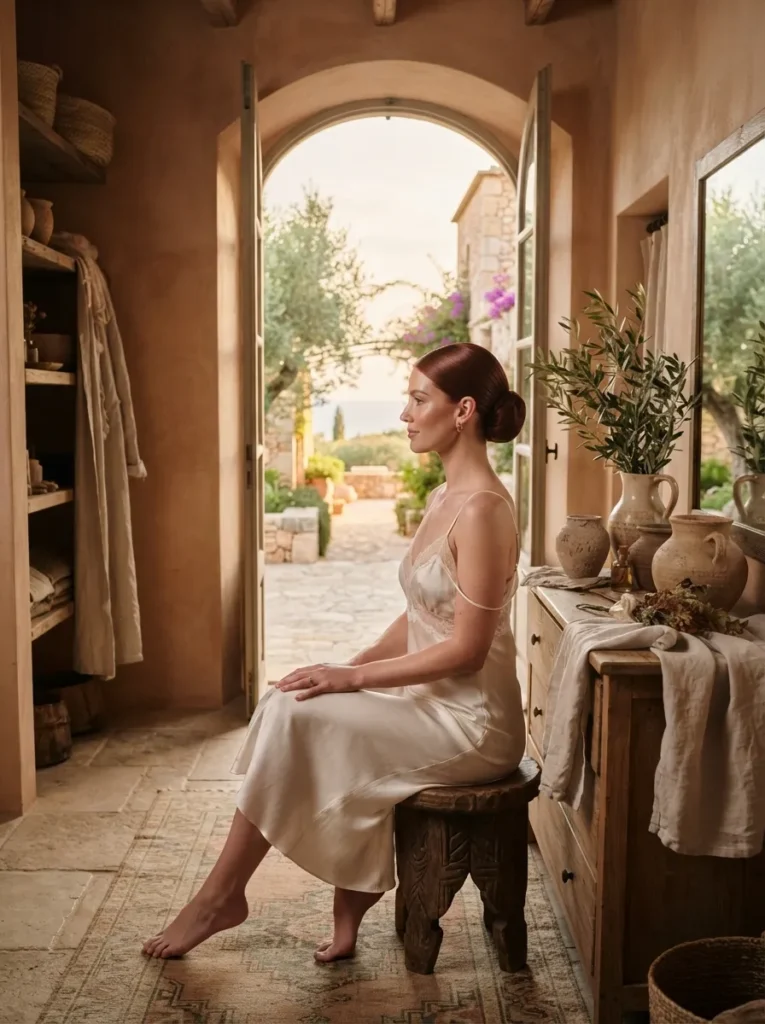 Red Hair Chignon