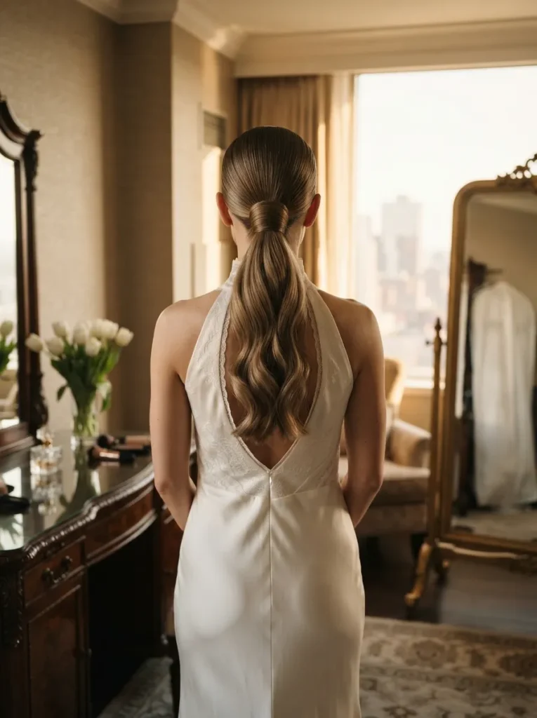 Refined Bridal Ponytail