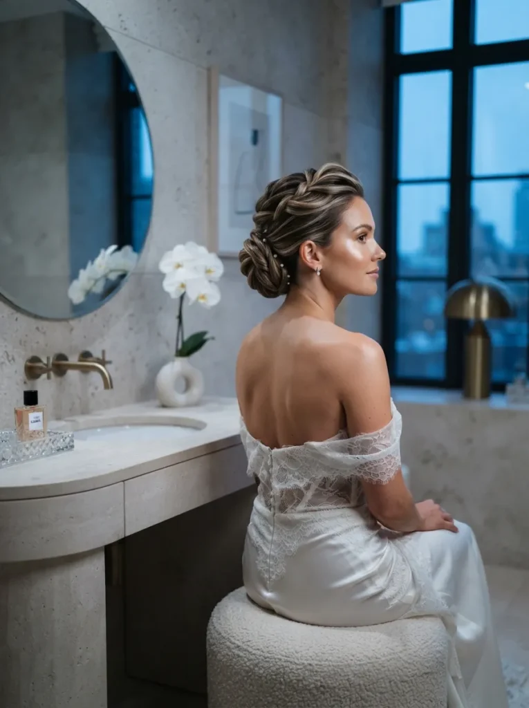 Refined Twist Updo