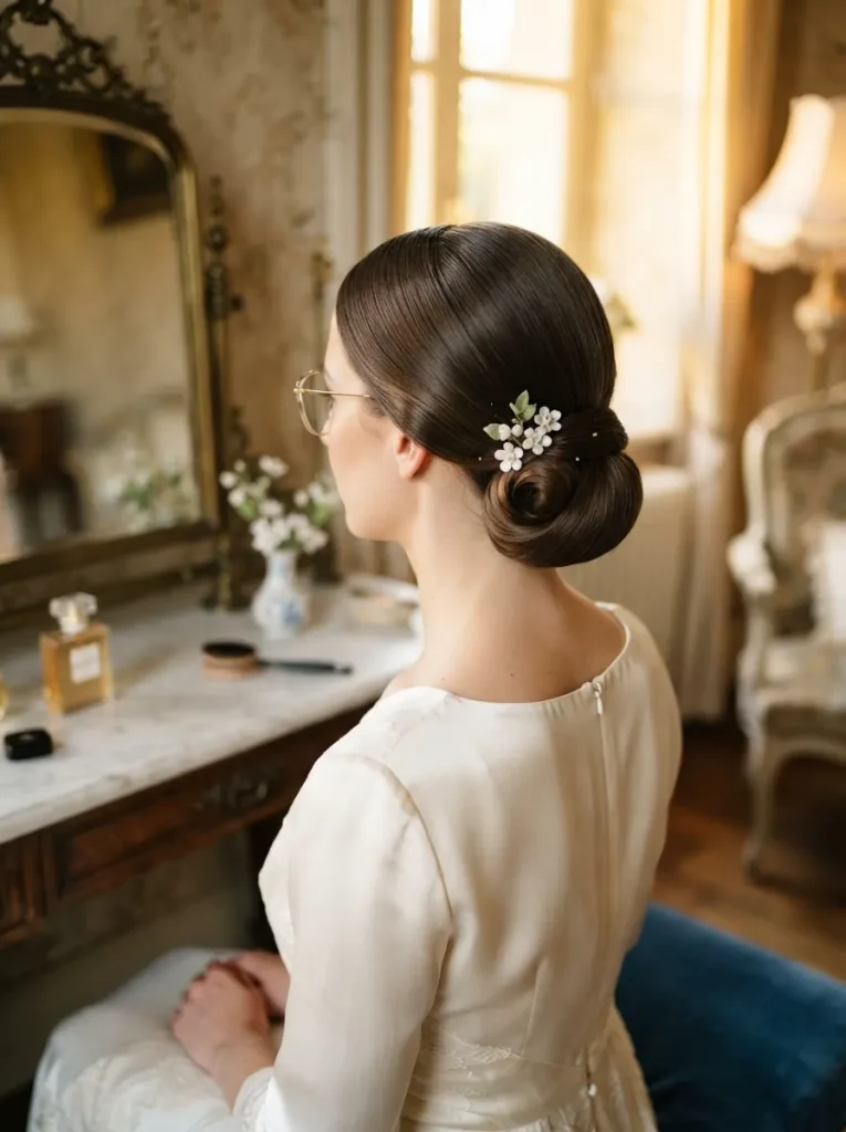 Rolled Low Bun