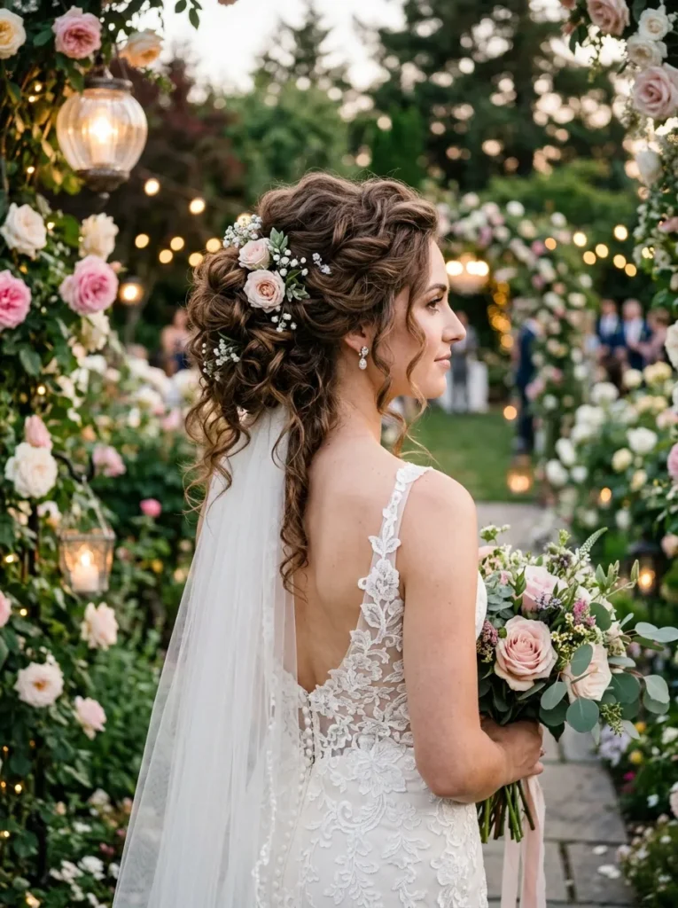 Romantic Curly Updo