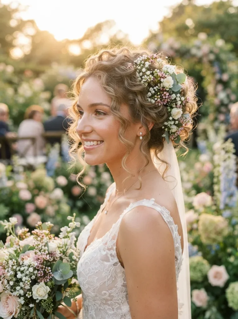 Floral Romantic Updo