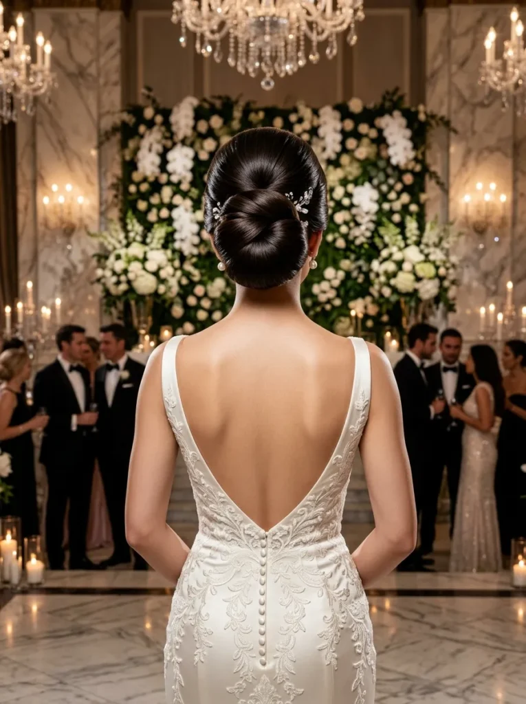 Sculpted Bridal Bun