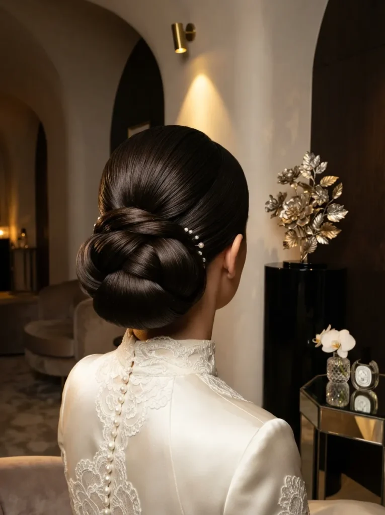 Sculpted Bridal Bun