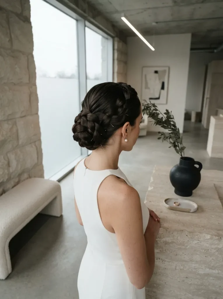 Sculpted Bun Braids