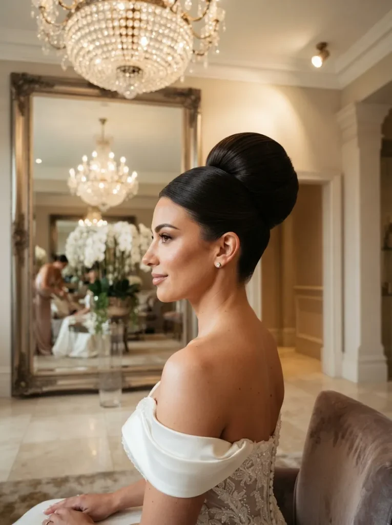 Sculpted High Bun