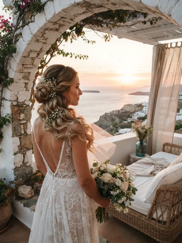 Side Bun With Waves