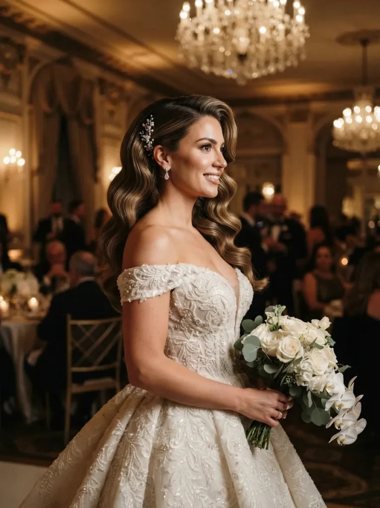 Side-Swept Bridal Waves