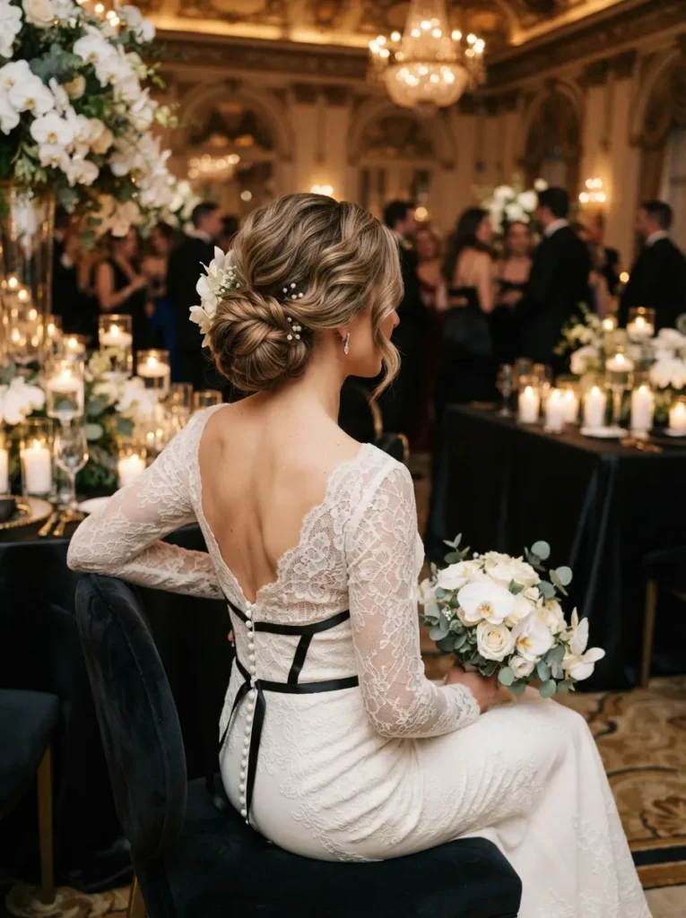 Side Swept Chignon