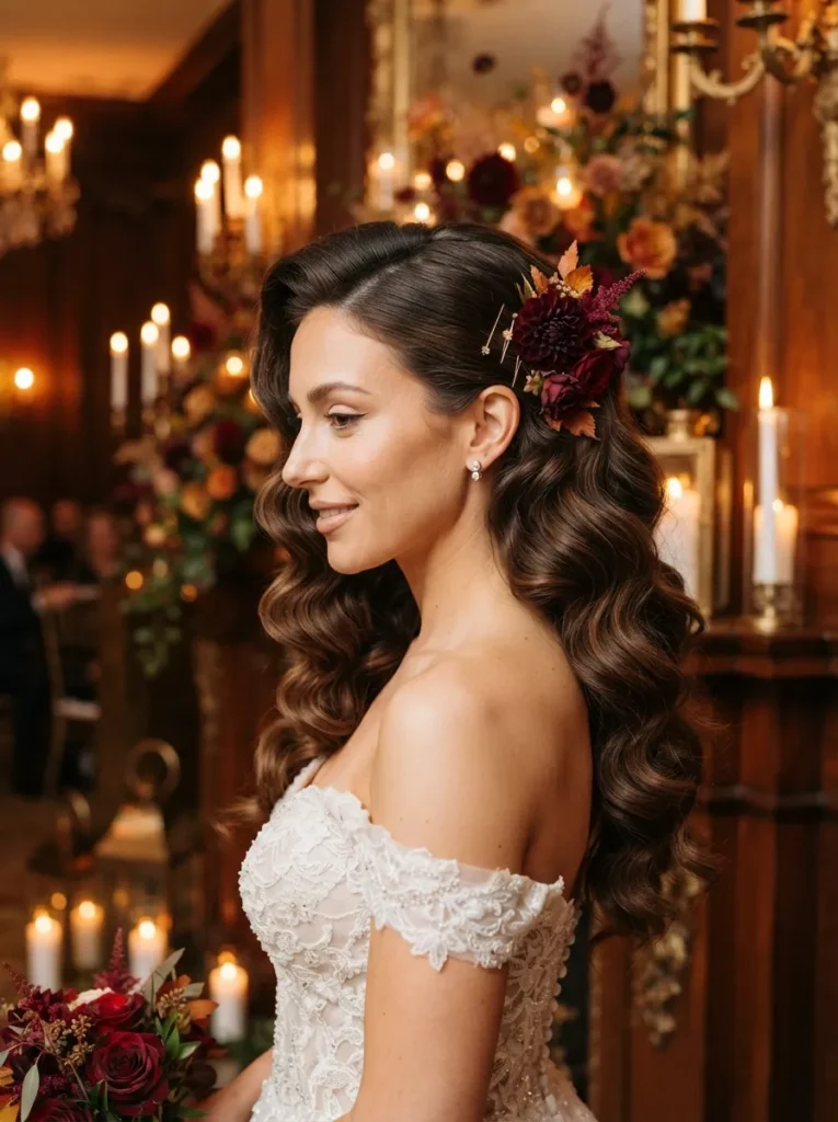  Side Swept Curls
