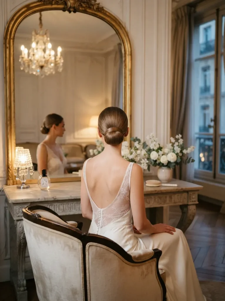 Simple Low Chignon