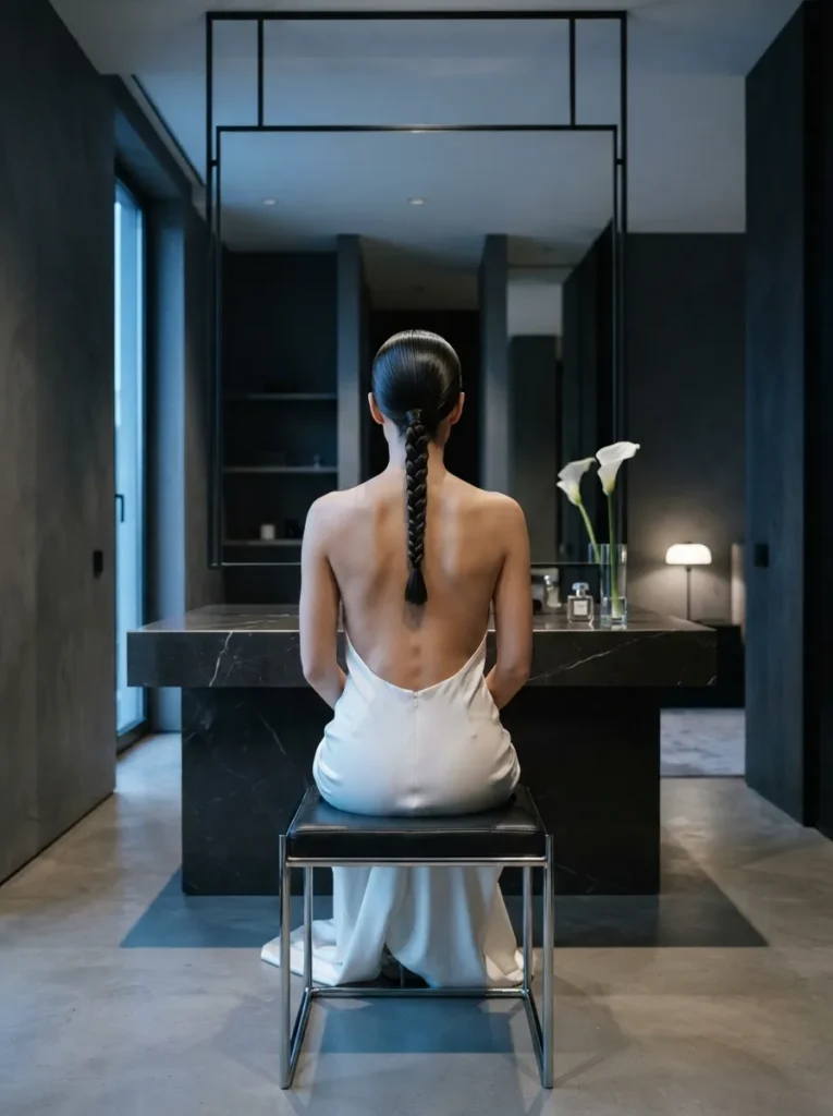 Sleek Braided Chignon