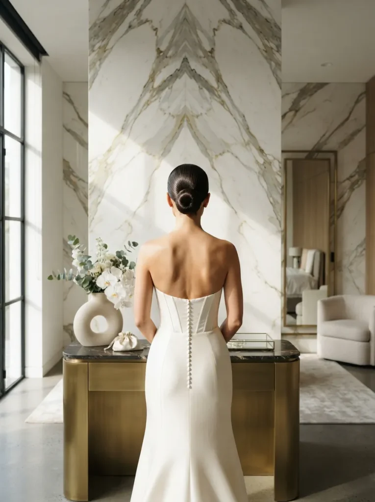 Sleek Bridal Bun