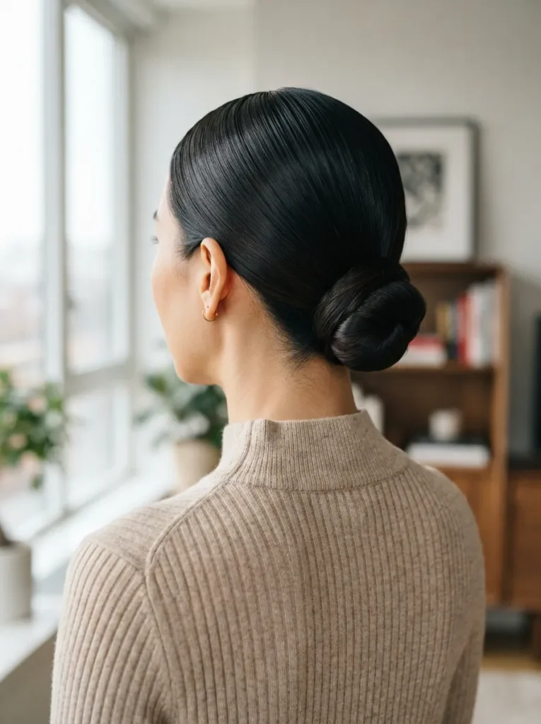 Sleek Low Bun