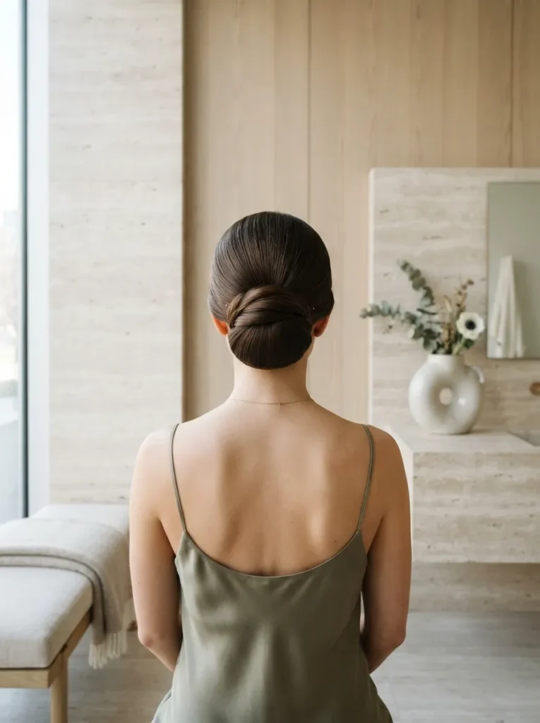 Sleek Low Chignon