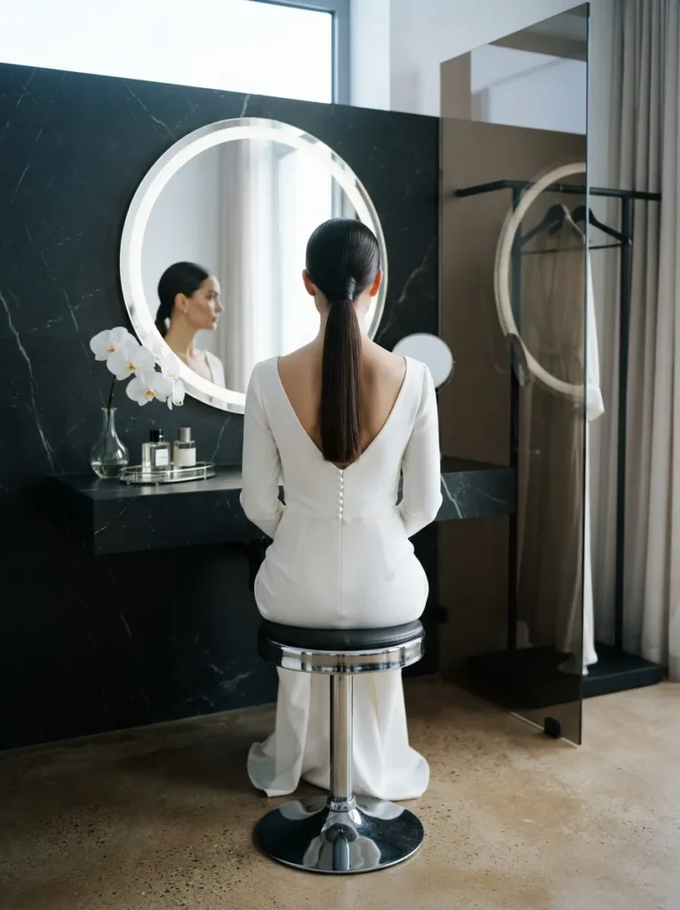 Sleek Low Ponytail