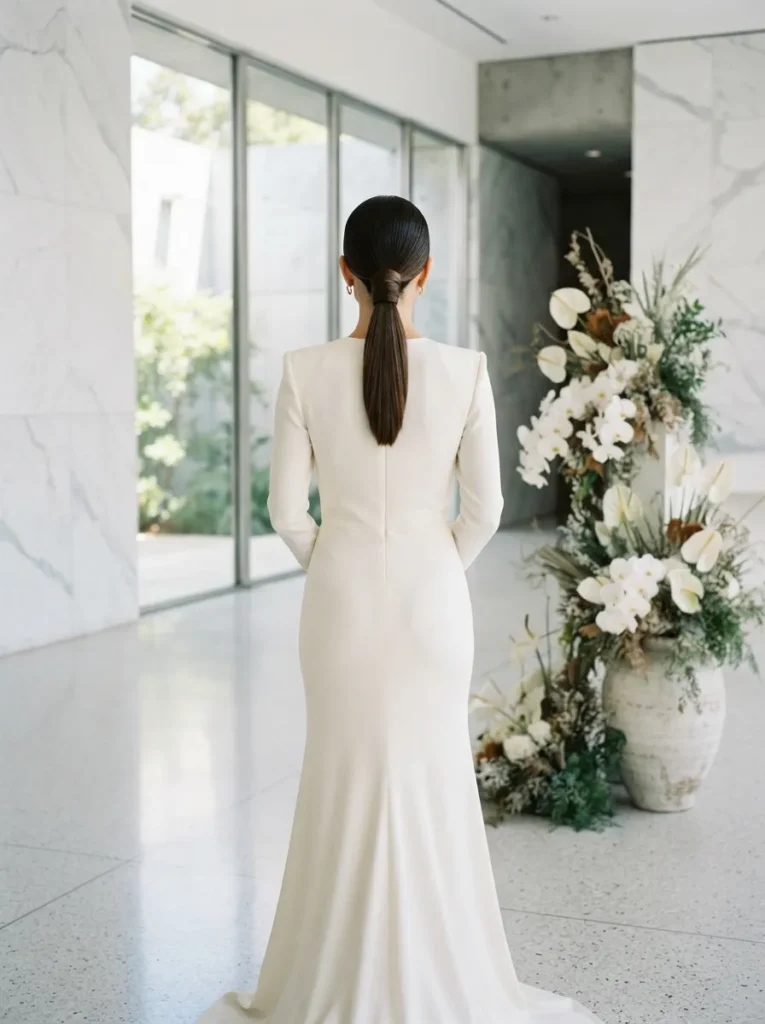Sleek Low Ponytail