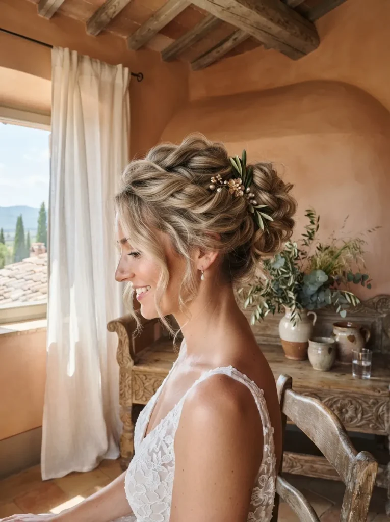 Soft Twisted Updo