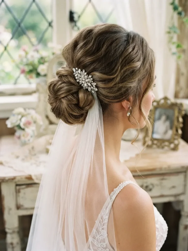  Sparkle Clip + Veil