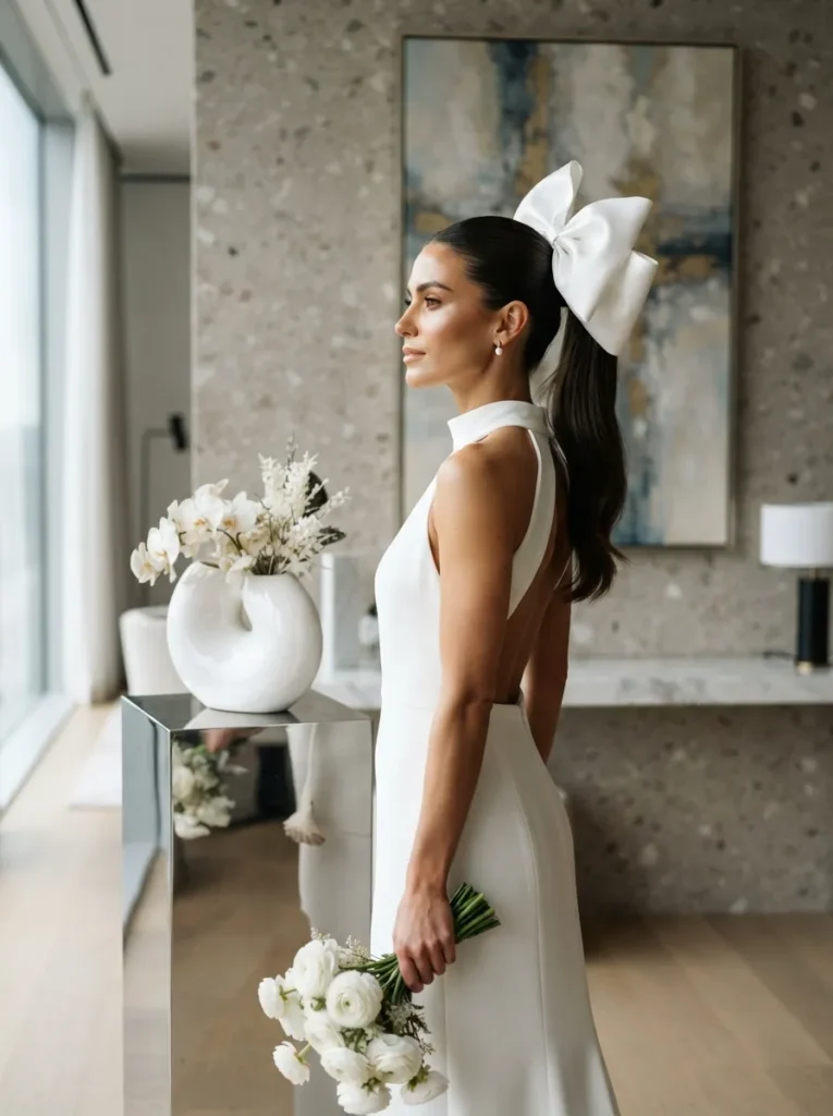 Statement Bow Ponytail