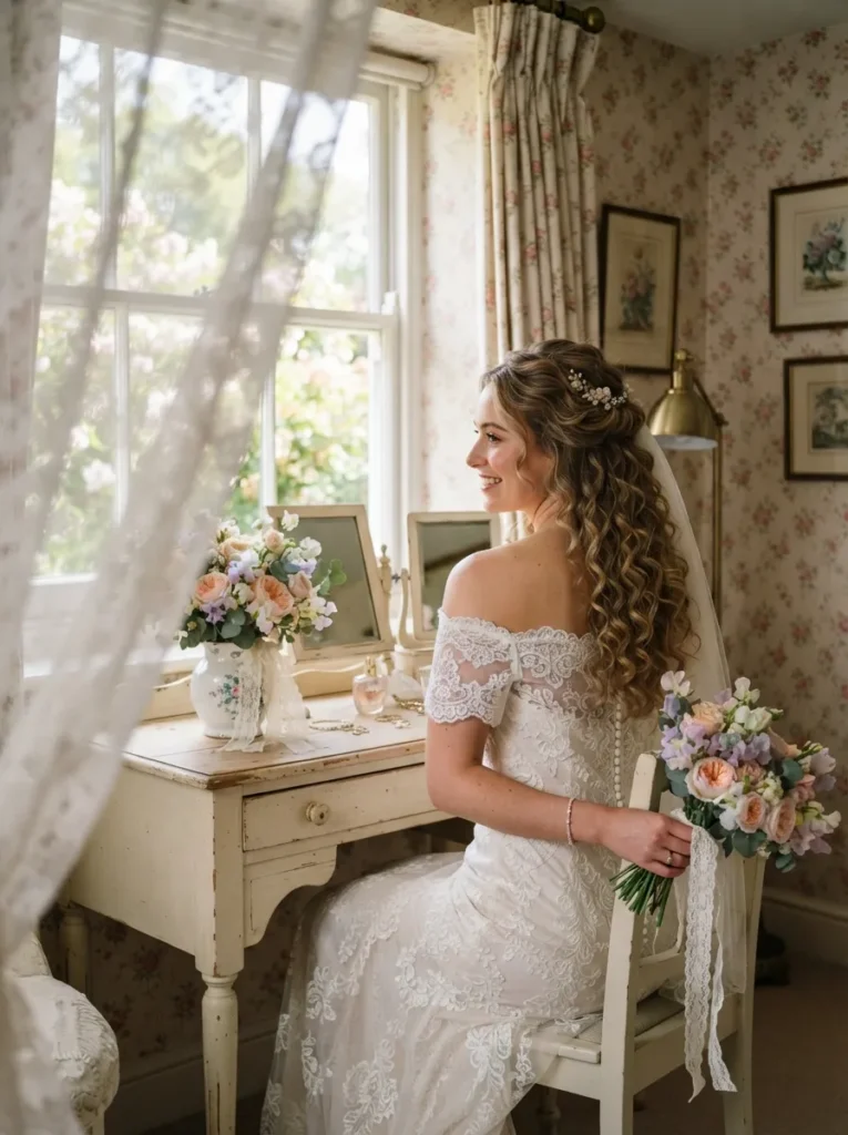 Sweet Half Updo