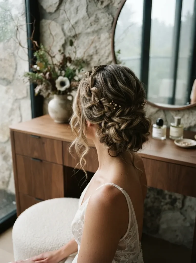 Textured Braided Chignon