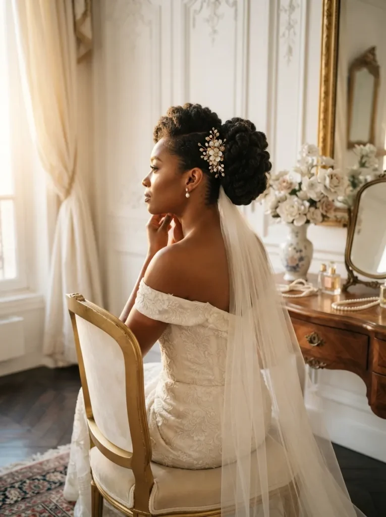 Textured Bridal Bun