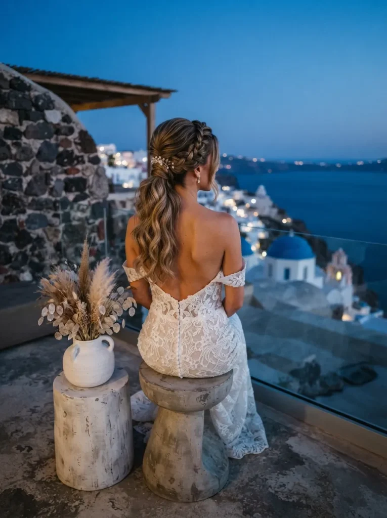 Textured Bridal Ponytail