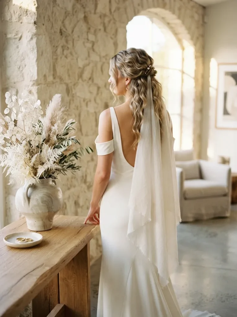 Textured Half-Up