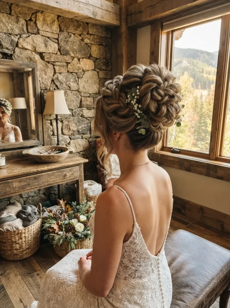 Textured High Bun