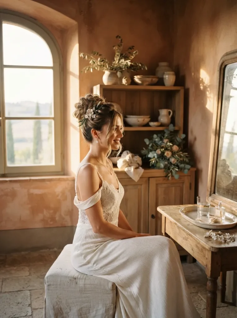 Textured High Bun