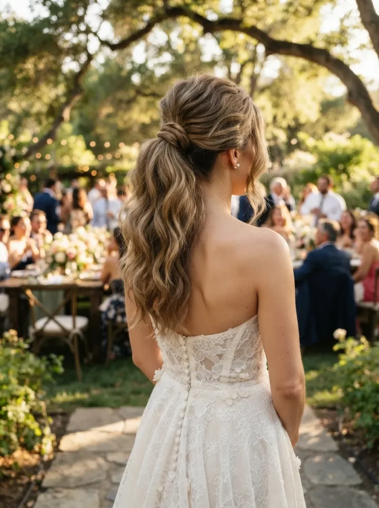 Textured High Ponytail