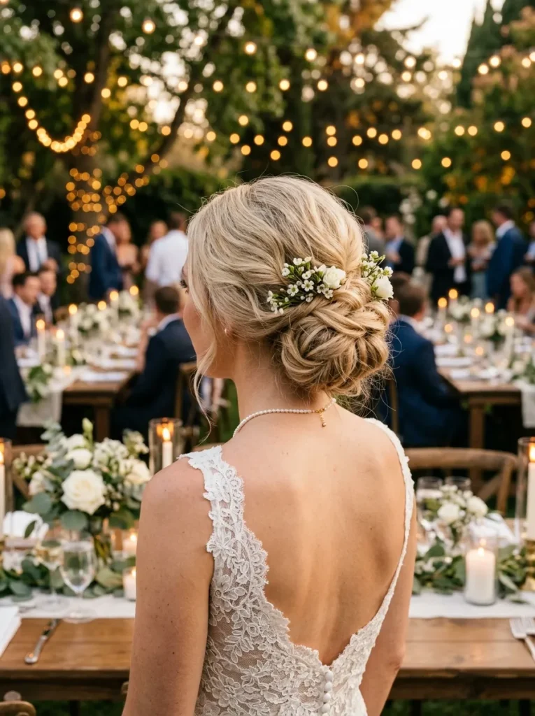 Textured Low Bun