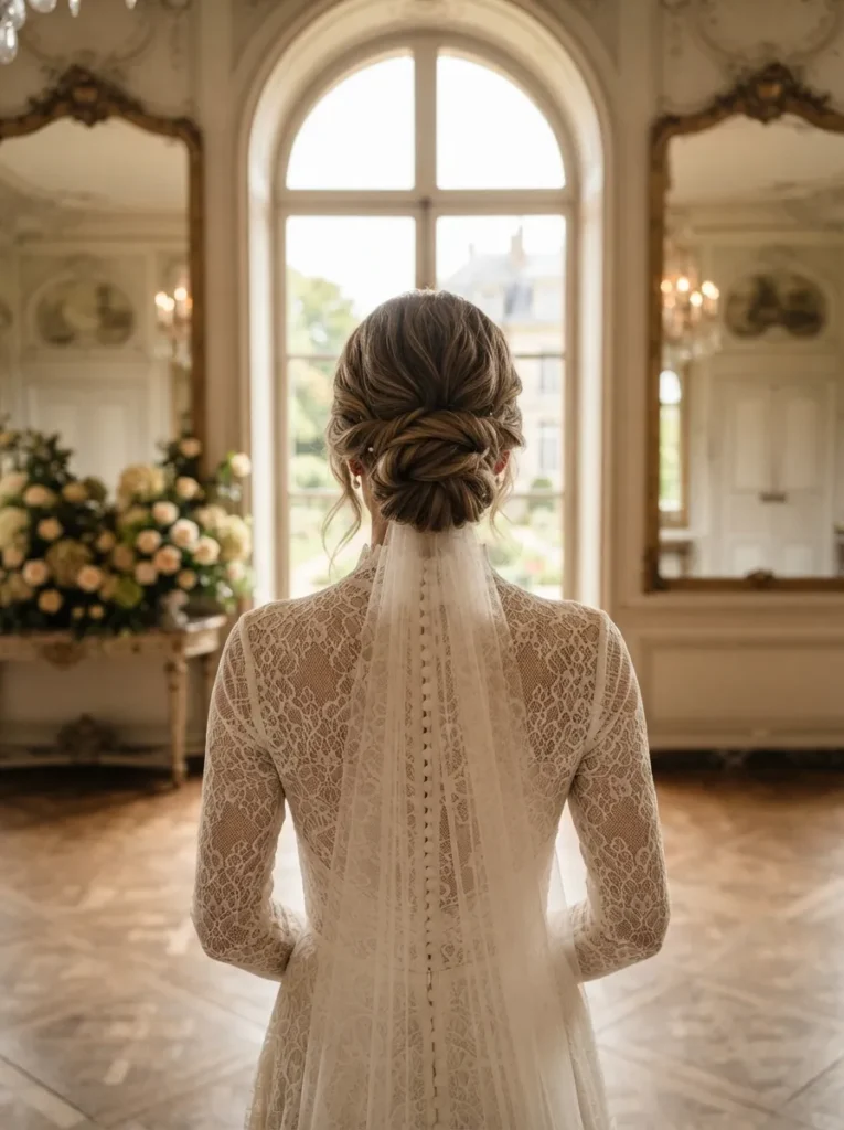 Textured Low Chignon