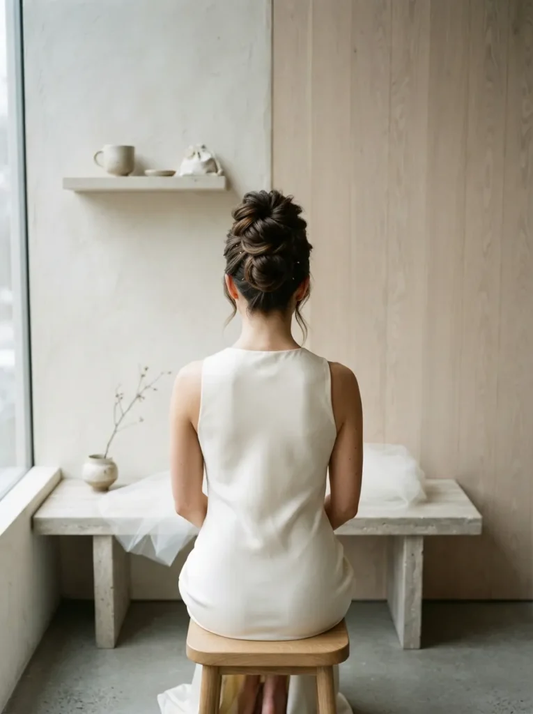Textured Top Knot