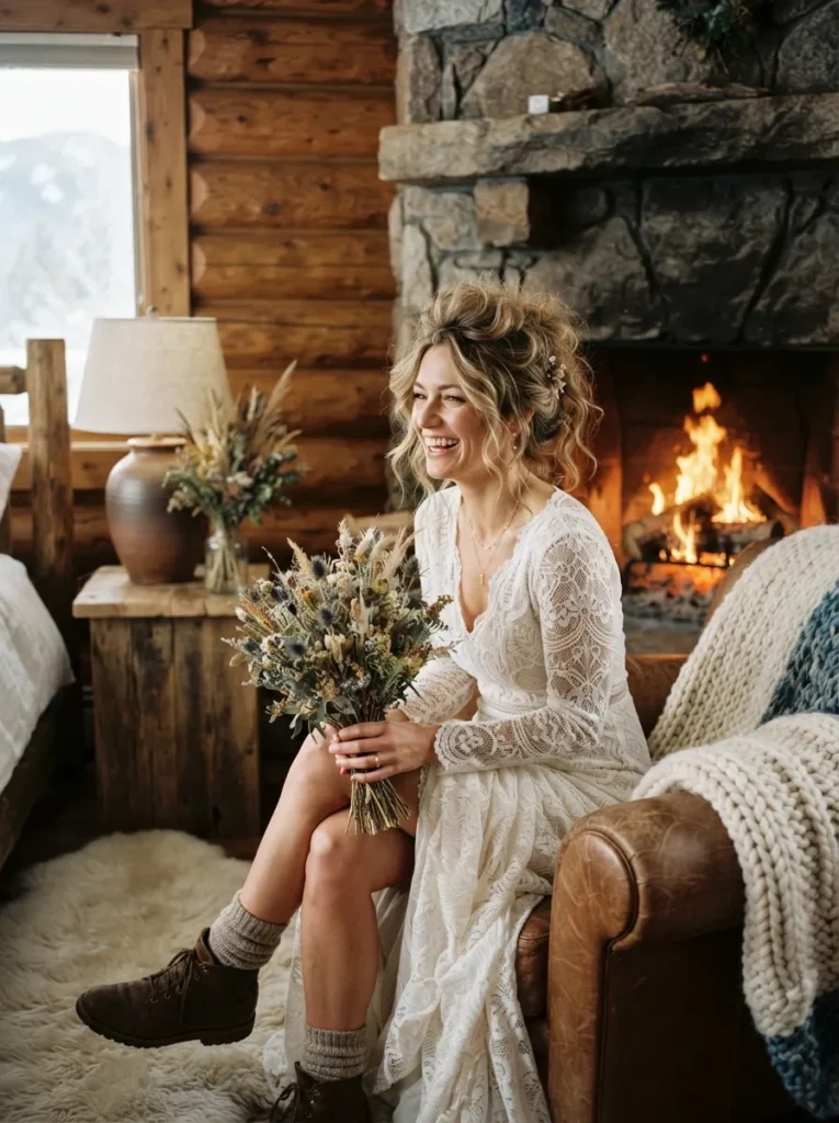 Tousled Bridal Updo